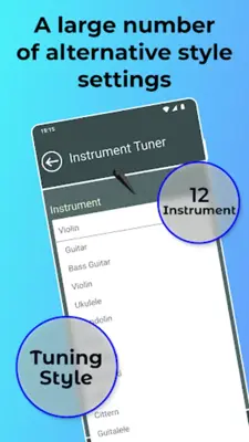 Instrument Tuner android App screenshot 1