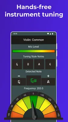 Instrument Tuner android App screenshot 4