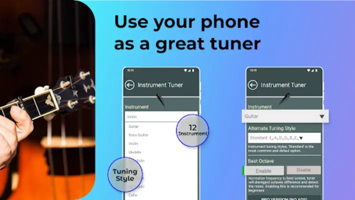 Instrument Tuner android App screenshot 5